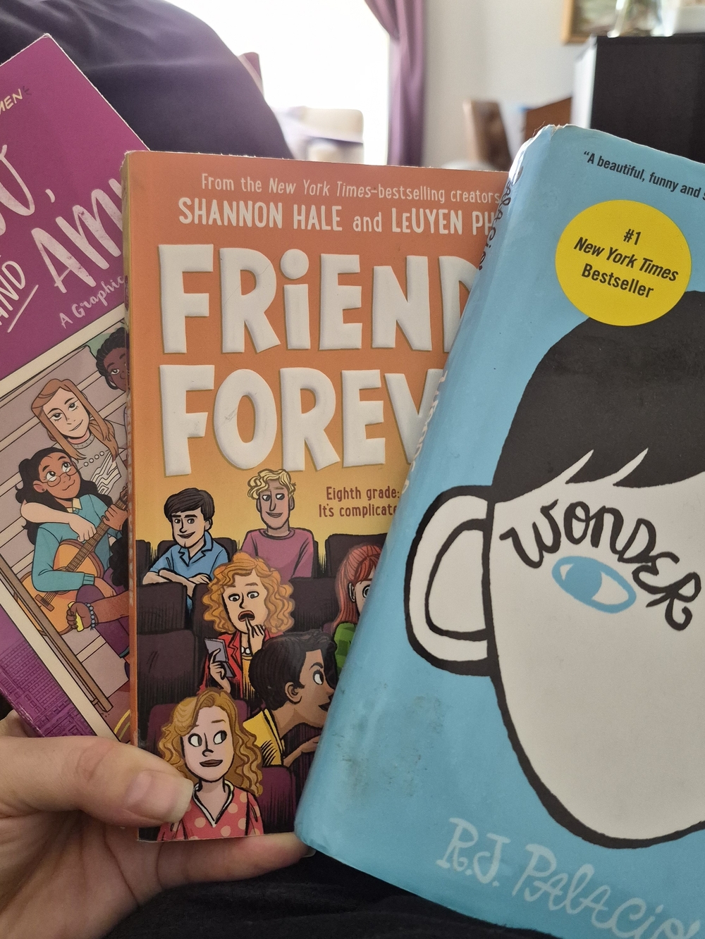 Book Bundle - Wonder + Friends Forever + Meg, Jo, Beth, And Amy Graphic Novel